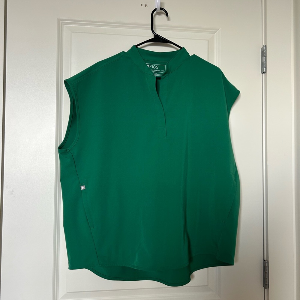 Figs Green Rafaela Top Size XL